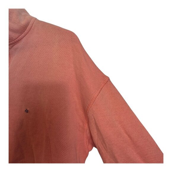 American Eagle Women's Cropped Sweatshirt‎ Long Sleeves Oversized Orange XS - Picture 7 of 17